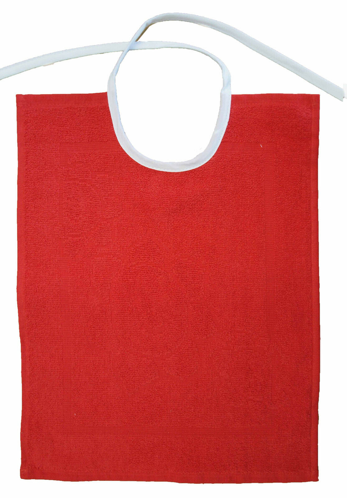 Lätzchen Kinder Walk Jac. einfarbig, 30x40 cm, 360 g/m² rot